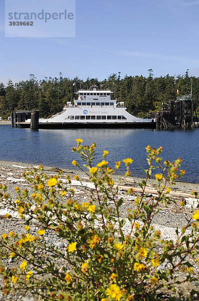 Fähre in Edmonds  Puget Sound  Washington State  USA