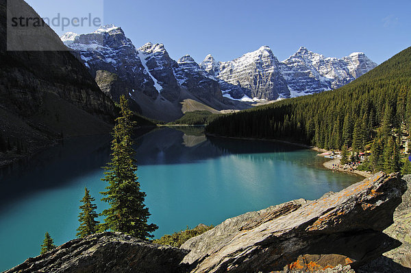 Moraine Lake  Banff Nationalpark  Alberta  Kanada