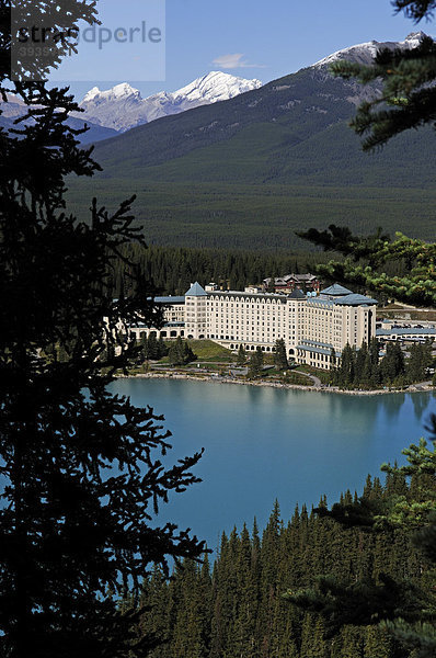 Hotel Fairmont Chateau  Lake Louise  Banff Nationalpark  Alberta  Kanada