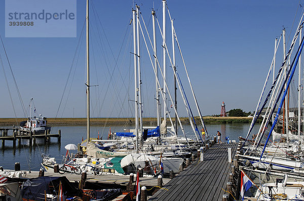 Hafen  Sloten  Friesland  Holland  Niederlande  Europa