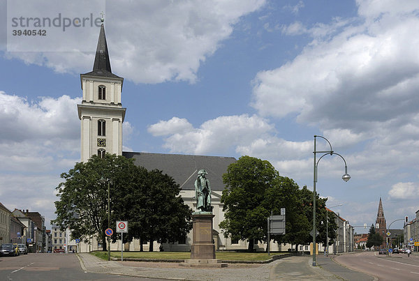 Denkmal Vater Franz  Johanniskirche  Dessau  Sachsen-Anhalt  Deutschland  Europa