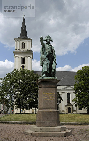 Denkmal Vater Franz  Johanniskirche  Dessau  Sachsen-Anhalt  Deutschland  Europa