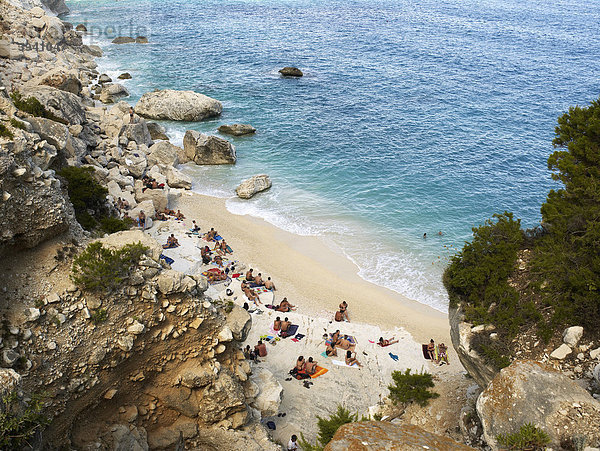 Traumbucht von Cala Goloritze am Golf von Orosei  Ostküste Sardinien  Italien  Europa