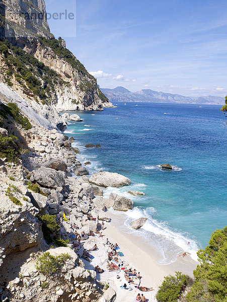 Traumbucht von Cala Goloritze am Golf von Orosei  Ostküste Sardinien  Italien  Europa