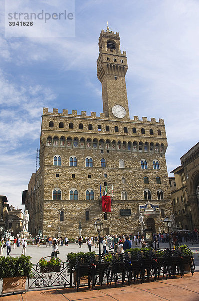 Palazzo Vecchio  Florenz  Toskana  Italien  Europa