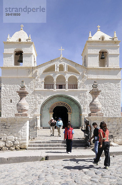 Kirche Saint Santa Ana of Maca  Maca  Inkasiedlung  Quechuasiedlung  Peru  Südamerika  Lateinamerika