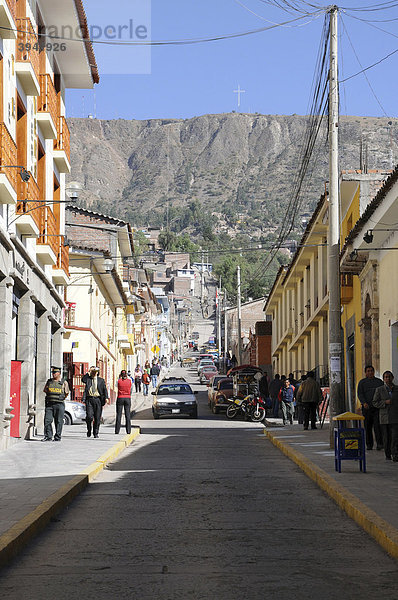 Straße  Lima  Ayacucho  Inkasiedlung  Quechuasiedlung  Peru  Südamerika  Lateinamerika