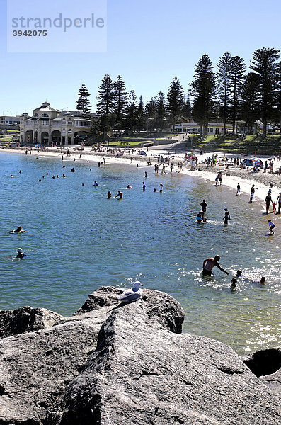 Cottesloe Beach Strand  Perth  Western Australia  Australien