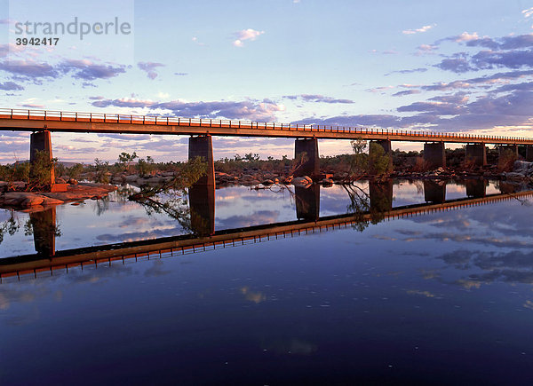 Northwest Autobahnbrücke  Ashburton River  Pilbara  Nordwest-Australien  Australien