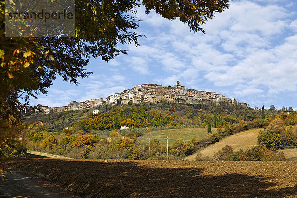 Dorf Ciciano  Toskana  Italien  Europa