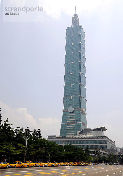 101 Tower und Taxis  Taipeh  Taiwan  Asien