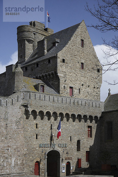 Rathaus  St. Malo  Bretagne  Frankreich  Europa