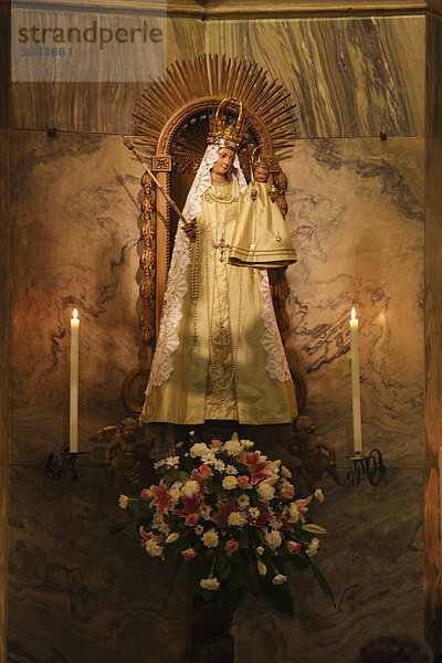 Jungfrau Maria im Oktogon des Aachener Dom  Aachen  Nordrhein-Westfalen  Deutschland  Europa