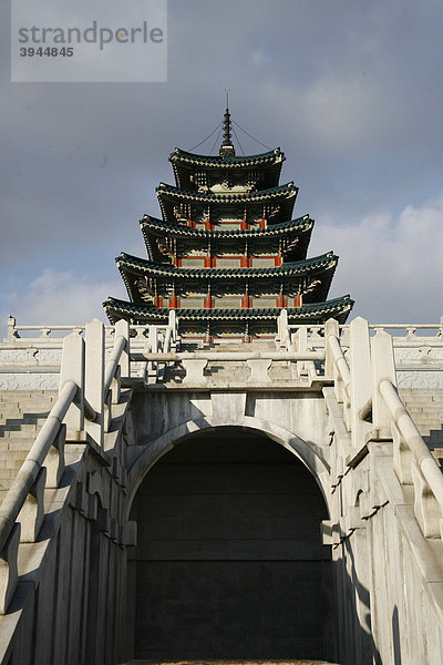 Der Jagyeongjeon Tempel in Seoul  Südkorea