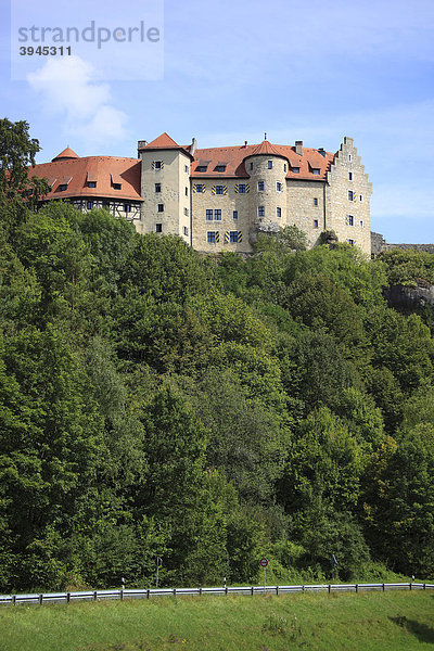 Burg Rabenstein bei Ahorntal in der Fränkischen Schweiz  Landkreis Bayreuth  Oberfranken  Deutschland  Europa