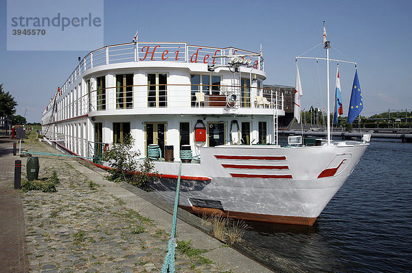 Liegeplatz des Schiffes MS Heidelberg in Middelburg  Niederlande  Europa