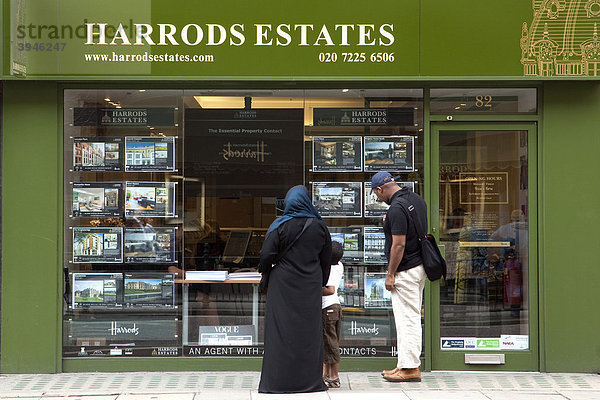 Harrods Estates  Immobilienmakler in London  England  Großbritannien  Europa