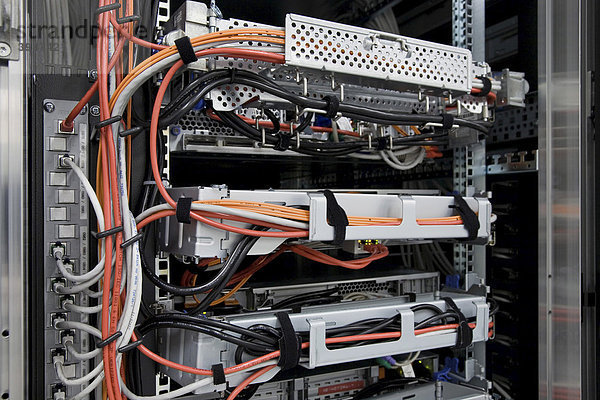 Kabel  Verkabelung  Computer  Server  Rechenzentrum