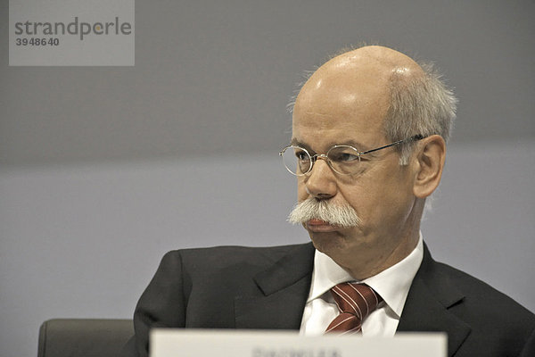 Dr. Dieter Zetsche  Vorsitzender des Vorstands der Daimler AG  Leiter Mercedes-Benz Cars  Jahrespressekonferenz der Daimler AG