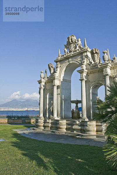 Der Brunnen des Riesens  Bildhauer Pietro Bernini und Michelangelo Naccherino  1700  Neapel  Kampanien  Italien  Europa