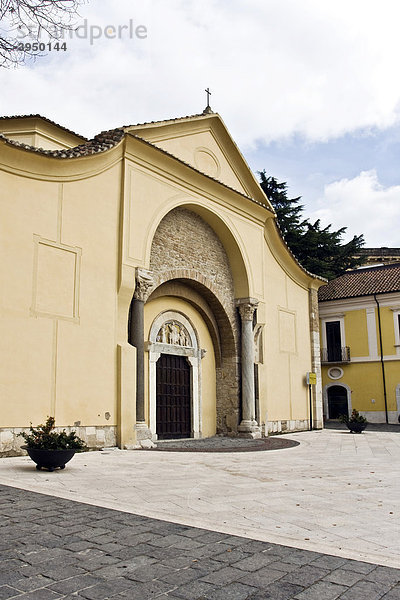 Kirche Santa Sofia Benevento  archäologisches Museum  Kampanien  Italien  Europa