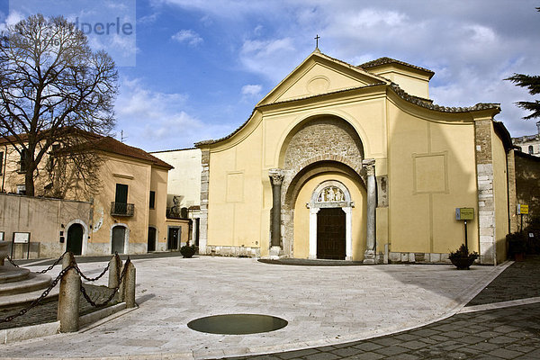 Kirche Santa Sofia Benevento  archäologisches Museum  Kampanien  Italien  Europa