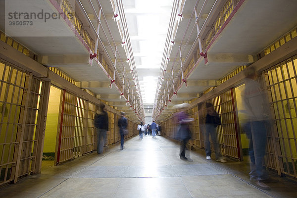 Gefängniszellen  Alcatraz  The Rock  San Francisco  Kalifornien  USA  Vereinigte Staaten von Amerika