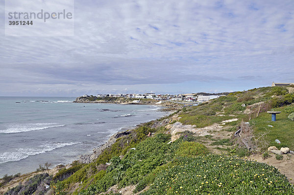 Küste des Indischen Ozeans bei Arniston  Südafrika  Afrika