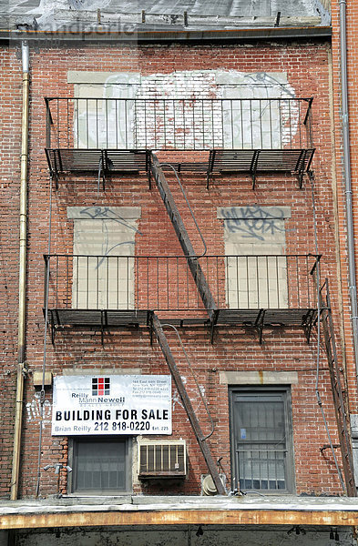 Sozialer Wohnungsbau in Harlem  New York City  USA