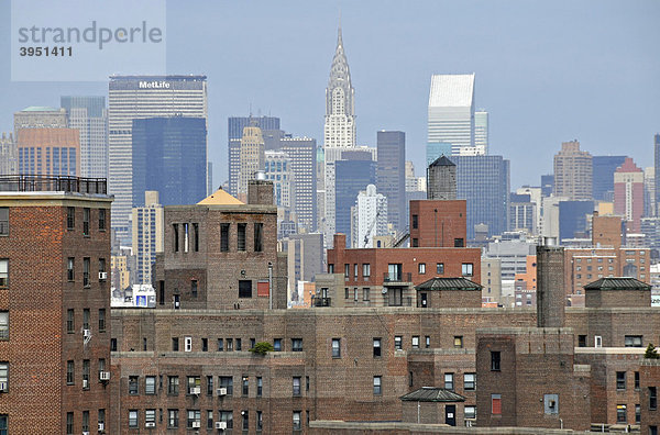 Sozialer Wohnungsbau in Manhattan  New York City  USA