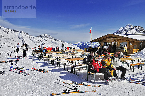 Bödele Hütte am Stubaier-Gletscher  Tirol  Österreich  Europa