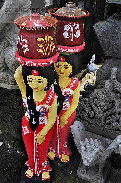 Figuren  Steinmetzwerkstatt  Sanur-Denpasar  Bali  Indonesien  Südostasien
