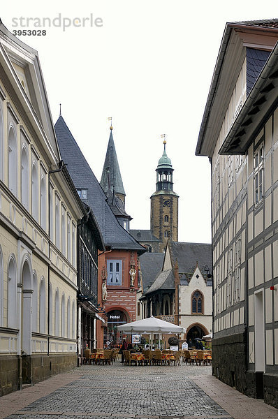 Historisches Gebäude  Altstadt Goslar  Weltkulturerbe UNESCO  Ostfalen  Deutschland
