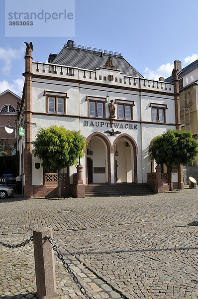 Hauptwache in Wetzlar  errichtet 1861 im Spätklassizismus  Hessen  Deutschland