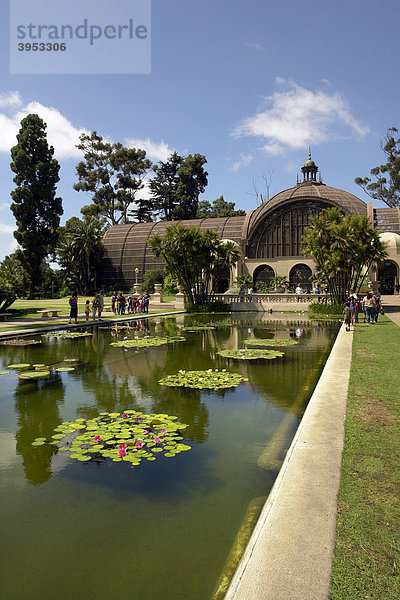 Gewächshaus  Arboretum im Balboa Park  San Diego  Kalifornien  USA  Nordamerika