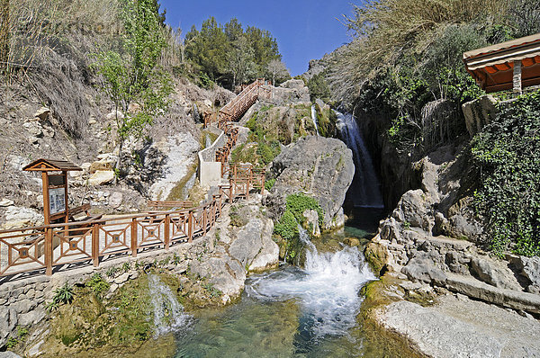 Fonts de l'Algar  Fuentes  Quellen  Fluss  Naturpark  Callosa d'en Sarria  Costa Blanca  Alicante  Spanien  Europa