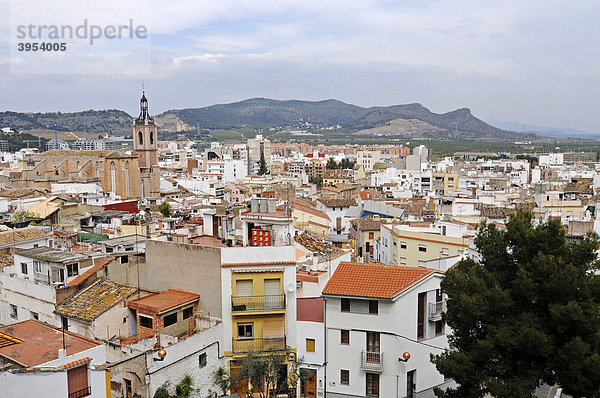 Stadtübersicht  Sagunto  Sagunt  Valencia  Spanien  Europa