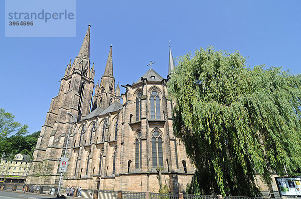 Elisabethkirche  Marburg  Hessen  Deutschland  Europa