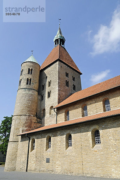 Stiftskirche St Bonifatius  Kloster  Kirche  Freckenhorst  Warendorf  Münsterland  Nordrhein-Westfalen  Deutschland  Europa