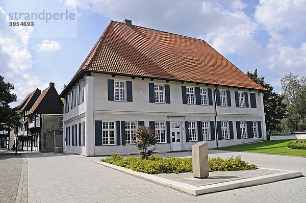 Karl Pollender Stadtmuseum  Stadtarchiv  altes Amtshaus  Werne  Kreis Unna  Nordrhein-Westfalen  Deutschland  Europa