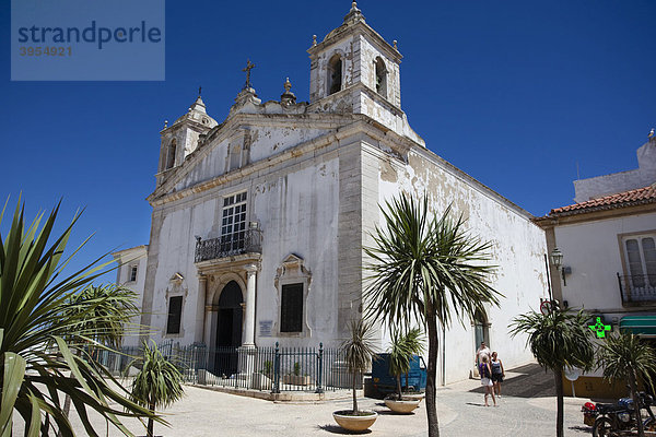 Santa Maria Kirche  Lagos  Algarve  Portugal  Europa