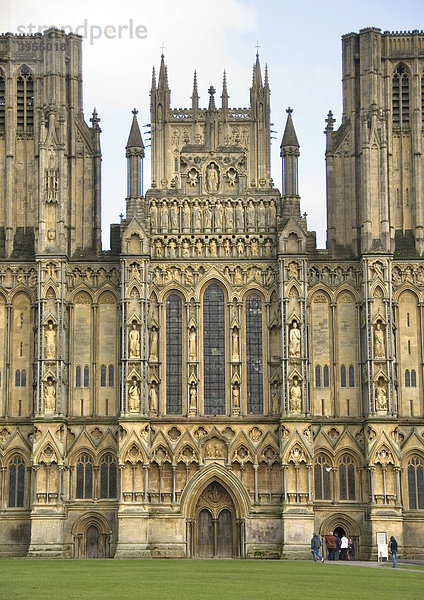 Kathedrale  St. Andrewís Cathedral  Wells  Somerset  England  Großbritannien  Europa