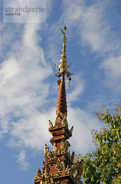Morn Thean Temple  Tempelanlage  Chiang Mai  Thailand  Asien