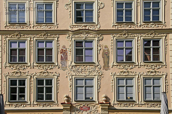 Wohnhaus von Johann A. Freiherr von Ickstatt  1746  Ickstatthaus  Ingolstadt  Bayern  Deutschland  Europa