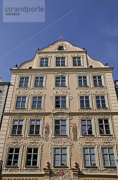 Wohnhaus von Johann A. Freiherr von Ickstatt  1746  Ickstatthaus  Ingolstadt  Bayern  Deutschland  Europa