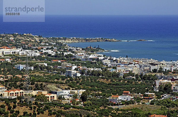 Panorama  Chersonissos  Kreta  Griechenland  Europa