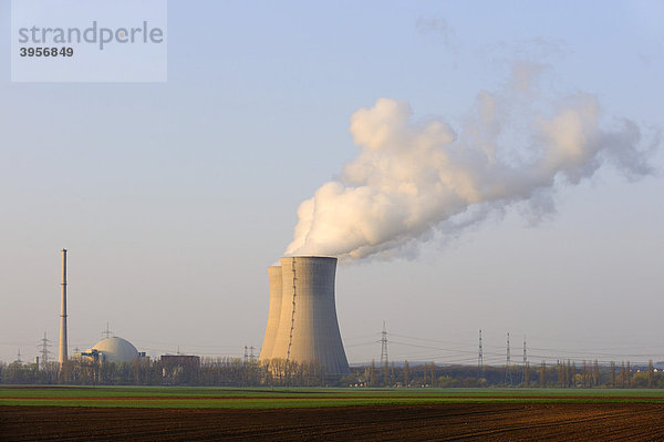 Atomkraftwerk Grafenrheinfeld  Unterfranken  Bayern  Deutschland  Europa