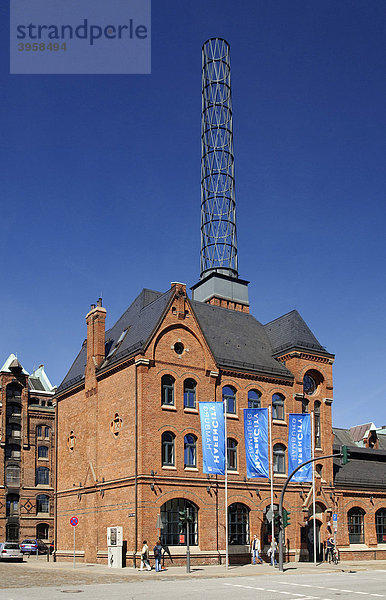 Das historische Kesselhaus in der Hamburger Speicherstadt  Hafencity  Hafen City  Hamburg  Deutschland  Europa
