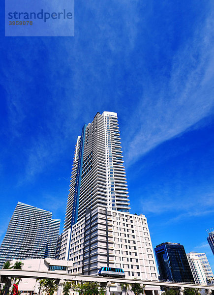 Inifinity of Brickell  einer der höchsten Wolkenkratzer in Miami  Florida  USA
