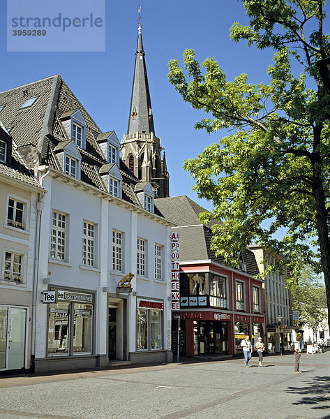 Altstadt  Moers  Nordrhein-Westfalen  Deutschland  Europa